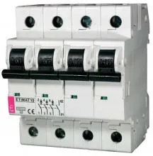 Автоматический выключатель ETIMAT 10 C40A 3P+N арт. 2136720