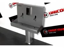 Умывальник двухсекционный на стойке UNICOM UBP-02
