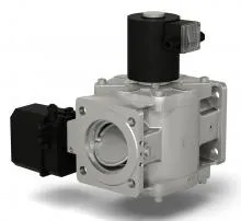 Клапан электромагнитный ТЕРМОБРЕСТ ВН4M-0,5КП с электроприводом регулятора расхода с датчиком положения.