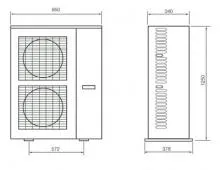 Наружный блок Electrolux ESVMO-100. Фото