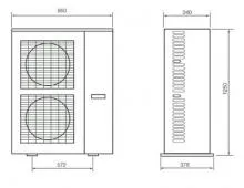 Наружный блок Electrolux ESVMO-100. Фотография