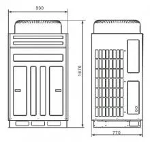 Наружный блок Electrolux ESVMO-280-A. Фотография