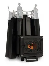 Императрица Фредерика стронг со стеклом в черном янтаре Банная печь