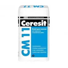 Клей для керамической плитки Ceresit СМ 11 Plus.