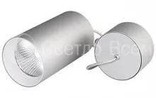 Светильник подвесной SP-POLO-R85-2-15W Warm White 40deg (Silver, White Ring)