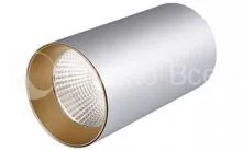 Светильник накладной SP-POLO-R85-1-15W Day White 40deg (Silver, Gold Ring).