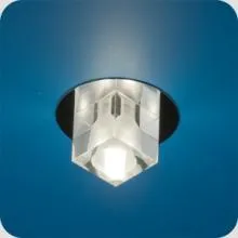 Светильник точечный 50Вт (G4,12В,хром) куб