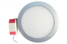 Ультратонкий светильник LC-D03G-14WW 220мм теплый белый.