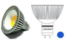 Светодиодная лампа LC-120-MR16-GU5.3-3-B синий