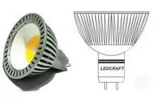 Светодиодная лампа LC-120-MR16-GU5.3-3-W холодный белый.