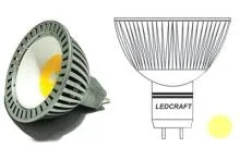 Светодиодная лампа LC-120-MR16-GU5.3-3-G зеленый