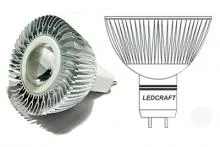 Светодиодная лампа LC-60-MR16-GU5.3-3-W холодный белый.