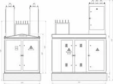 Комплектная подстанция КТП-ПВ-25/10(6)/0,4-У1. Фото