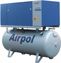 Винтовые компрессоры Airpol с ременным приводом на ресивере